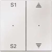 Merten Wippe polar weiß 2f,(Szene1/2,Auf/Ab) MEG5227-0419