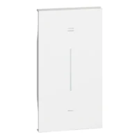 BTicino KW19MH2 LivingNow 2M Tasten- abdeckung MyHome mit Symbol +/- White