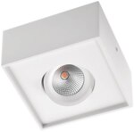 SG LEUCHTEN LED-Anbaustrahler 6W Konverter weiß GYRO 906211 1LED 2000-2800K weiß 520lm weiß