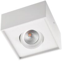 SG LEUCHTEN LED-Anbaustrahler 6W Konverter weiß GYRO 906211 1LED 2000-2800K weiß 520lm weiß