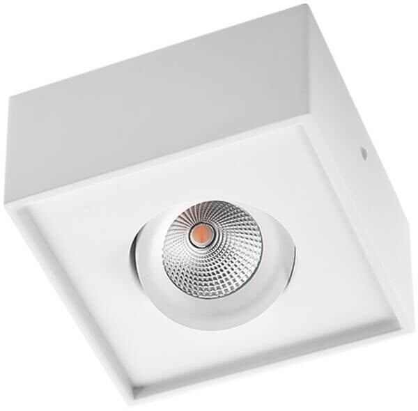 SG LEUCHTEN LED-Anbaustrahler 6W Konverter weiß GYRO 906211 1LED 2000-2800K weiß 520lm weiß