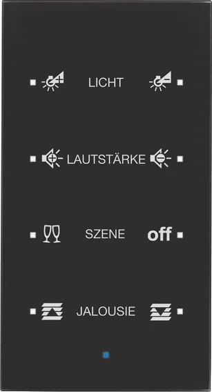 Berker Berker Glas-Sensor 4-fach schwarz 75144935