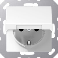 Jung SCHUKO Steckdose 16 A 250 V, alpinweiß A 1520 NKL WW