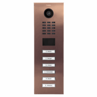 DoorBird D2106V IP Video Türsprechanlage – Bronze-Optik (PVD)