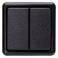 Kopp 513505005 STANDARD-Aufputz Serienschalter Farbe:schwarz