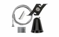 SG LEUCHTEN Seilabhängung schwarz ST L5000mm ShopLine 314440