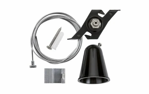 SG Leuchten SG LEUCHTEN Seilabhängung schwarz ST L5000mm ShopLine 314440