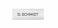 DoorBird D11x Namensschild für eine Ruftaste, individuelle Gravur – RAL 9016