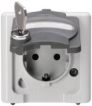Kopp 104456000 Schutzkontsteckd AP-FR 1-fach 16A Typ10 IP44 Blueelectric grau