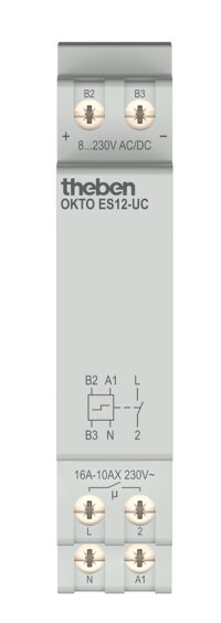Theben Stromstoßschalter 1 Kanal/Kontakt S OKTO ES12-UC