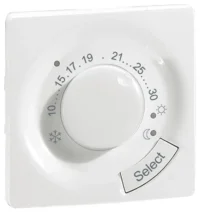 Legrand 864167 Abdeckung Thermostat Niloe Step ultraweiß