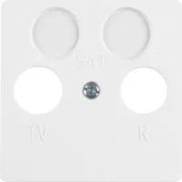 Berker Zentralplatte pws f.2-loch Ant.-Dose 148609