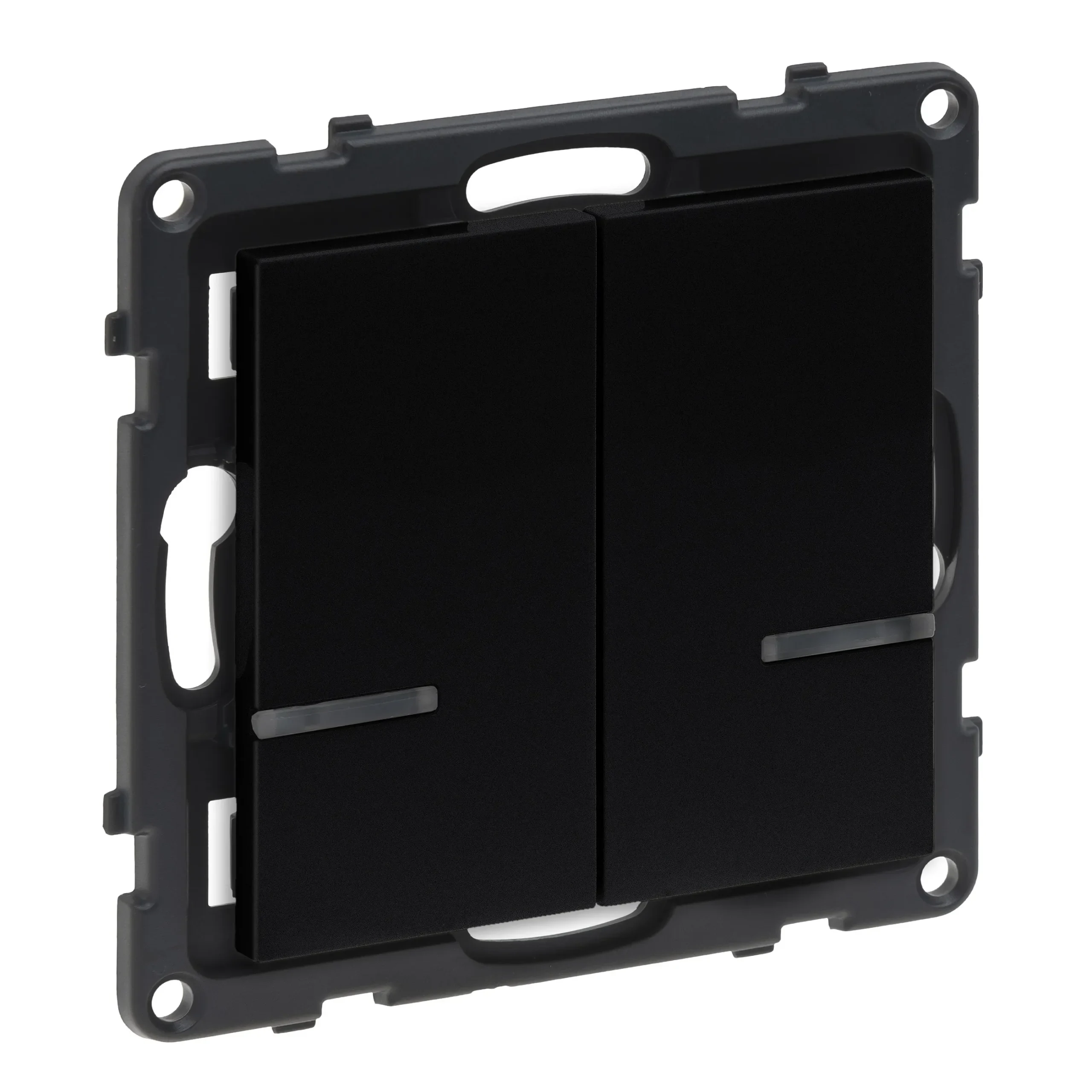 Legrand Legrand 765834 Seano with Netatmo Wandsender 2-Fach Schwarz