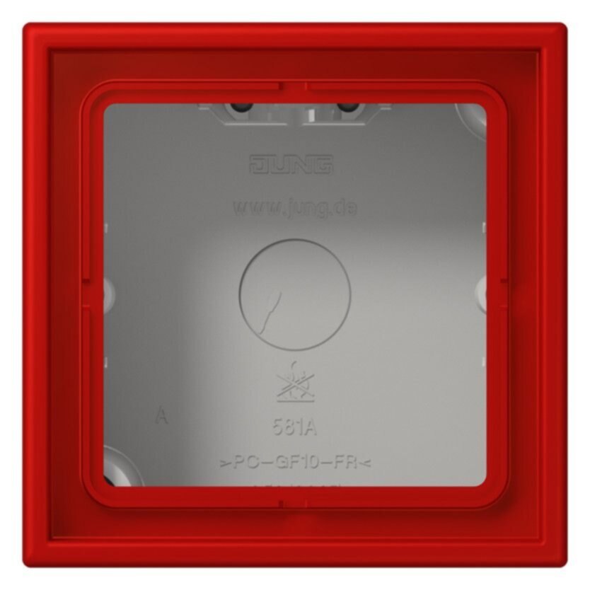 Jung Jung LC 581 A 227 AP-Kappe 1-fach Duroplast lackiert Serie LS rouge vermillon 31