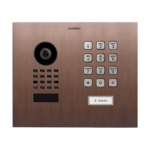 DoorBird D1101KH Modern Unterputz IP Video Türsprechanlage – Echte Baubronze