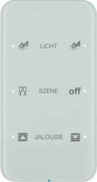 Berker Touch-Sensor 3-fach Glas polarweiß 75143160