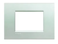BTicino LNA4803AG LivingLight Abdeck- rahmen für Kompaktinstallation 3M Silver