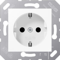 Jung SCHUKO-Steckdose 16A 250V mit Berührungsschutz CD 5120 BFKI WW