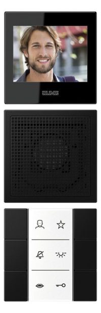 Jung SI VI LS 627 SWM Siedle In-Home-Bus Video-Innenstation 2,7 Serie LS gsw