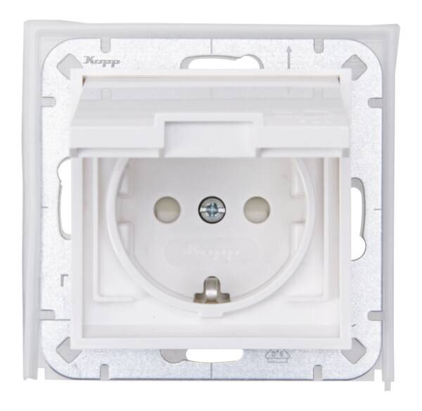 Kopp Kopp 954029009 UP-FR SteckdoseHK07.1-fach r-weiß