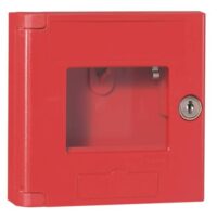 Legrand 038054 Schlüsselkasten IP44 IK07 leer mit Signalkontakt 4-48VDC 100mA rot