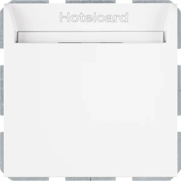Berker Berker Relais-Schalter Hotelcard polarweiß glänzend 16408999