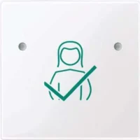 Merten Tastfläche 1 fach aws/gl für Abstell-Taster MEG4841-0325