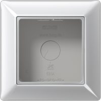 Jung AP-Kappe 1-fach alu angeformter Rahmen AS 581 A AL