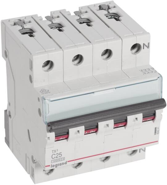 Legrand Legrand 404241 TX3 LS-Schalter C 25A 3-polig+N 10kA 400VAC 4TE