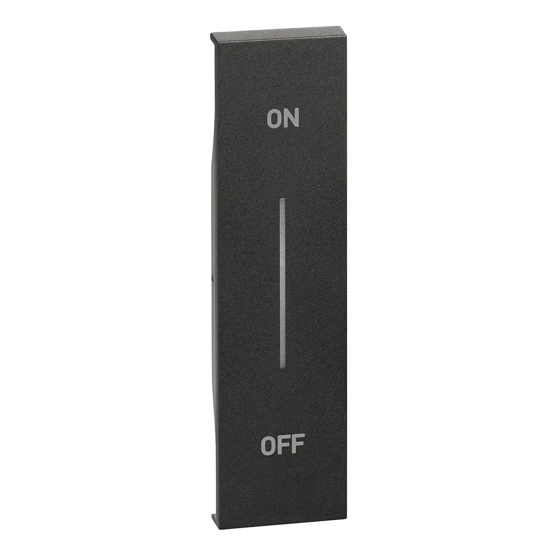 Legrand BTicino KG01MHAG LivingNow 1M Tasten- abd. MyHome+Aufdruck ON-OFF Black