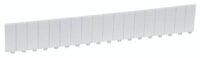 Legrand 001665 Abdeckstreifen 18M Lichtgrau teilbar in halbe und ganze Mod.