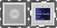 Berker 29801404 Radio Touch mit Lautsprecher DAB+B.x aluminium matt