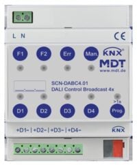 MDT Schnittstelle DALI KNX Reiheneinbaugerät 110-240V SCN-DABC4.01 LED 4TE IP20