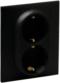 Legrand 864564 Schuko Steckdose 1-fach Dose Berührungsschutz Niloe Step schwarz