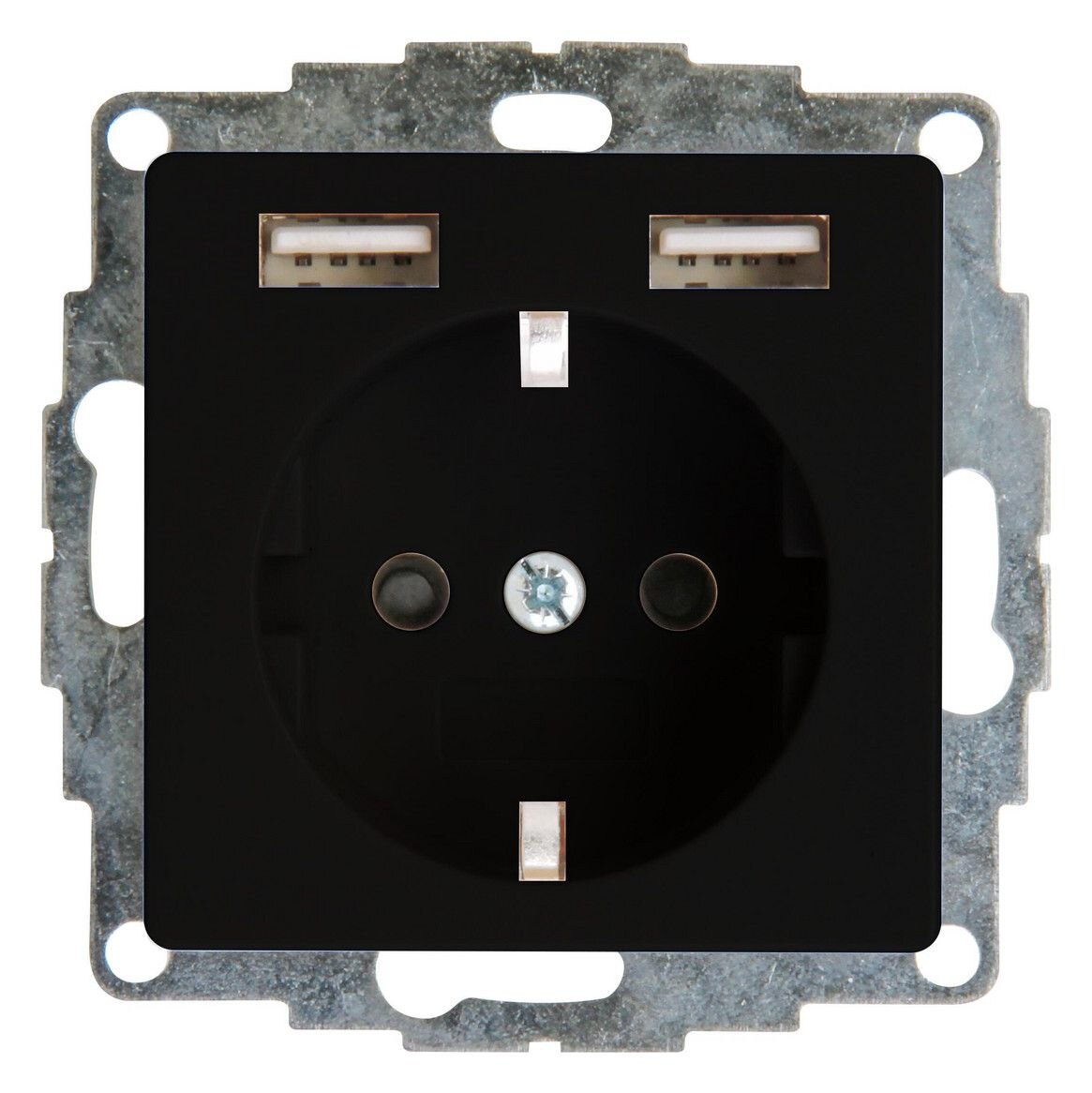Kopp Kopp 296250006 HK07  UP-Schutzkontakt Steckdose m.2 USB-Ladebuchsen