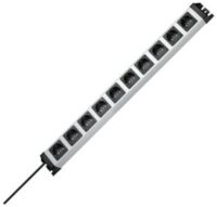 Kopp 227120011 Powerversal 10-fach 250V 16A IP20 482,6x71x58,3 silber-schwarz