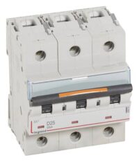 Legrand 409835 DX3 LS-Schalter D 25A 3-polig 25kA 400VAC 2TE