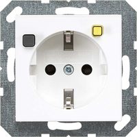 Jung A5520.30WW FI-SCHUKO Steckdose 30mA Serie A alpinweiß