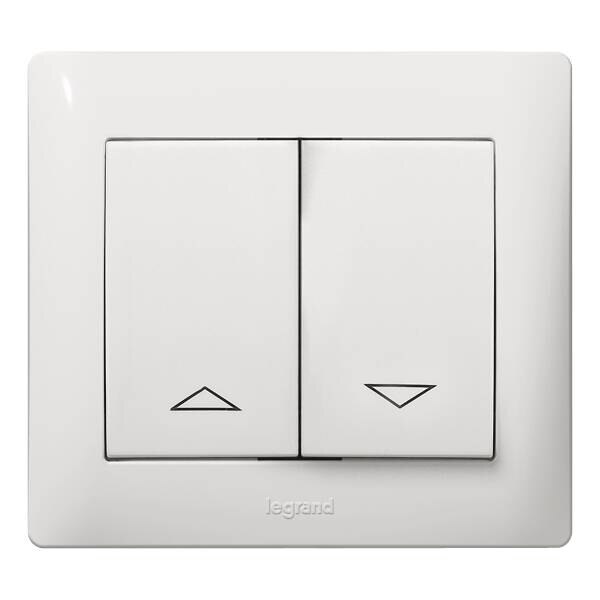 Legrand Legrand 777014 Wippe mit aufgedruckten Pfeilsymbolen ultraweiß