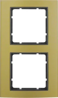Berker Rahmen go/anthrazit 2-fach 10123016