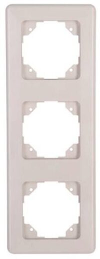 Kopp 303301071 Abdeckrahmen 3-fach EUR crem