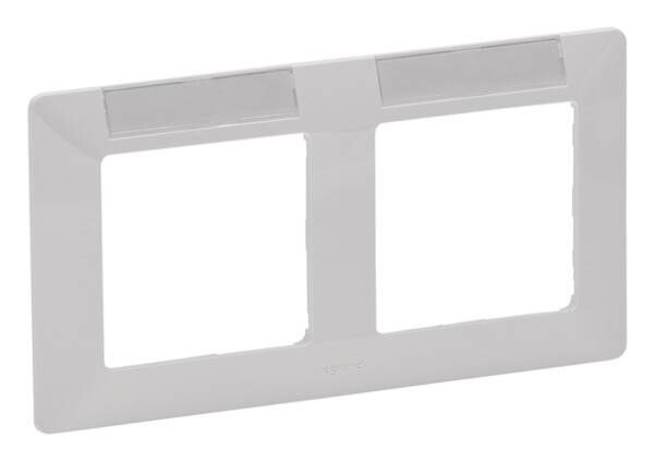 Legrand Legrand 754012 Rahmen 2-fach mit B.-feld Valena Life ultraweiß Thermoplast