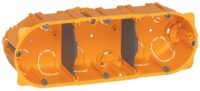 Legrand 080053 Batibox Hohlwanddose 3-fach 6+8M Tiefe:50mm