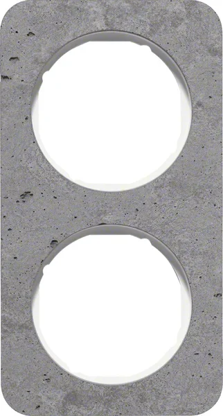 Berker Berker Rahmen 2-fach Beton-grau/plw glanz 10122379