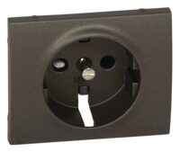 Legrand 771221 Abdeckung Schuko Steckdose Berührungsschutz Galea dark bronze
