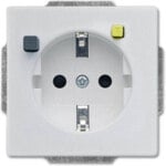 Busch-Jaeger FI-SCHUKOMAT Einsatz Aluminium-Silber 3120 EUCB-83