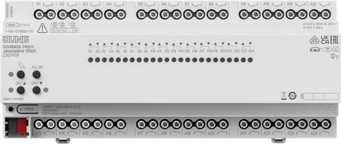 Jung KNX-Jalousieaktor 24-fach 230241SR – Bild 1
