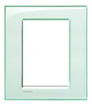 BTicino LNA4826KA LivingLight Abdeck- rahmen für Kompaktinstallation 3+3M Aquamarin