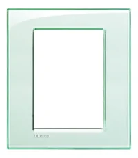 BTicino LNA4826KA LivingLight Abdeck- rahmen für Kompaktinstallation 3+3M Aquamarin