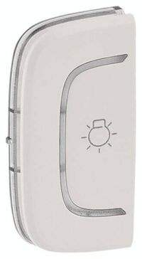 Legrand 755529 Wippe BUS/SCS mit Symbol Licht 1M links beids. Valena Allure mandelweiß